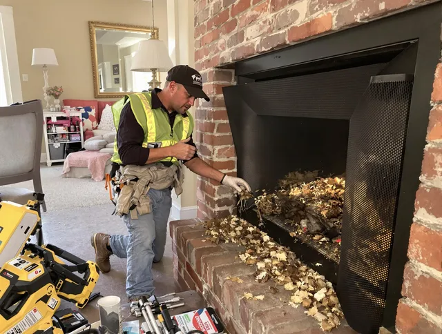 Safe screening installation by Groton Chimney Sweep in Groton, MA