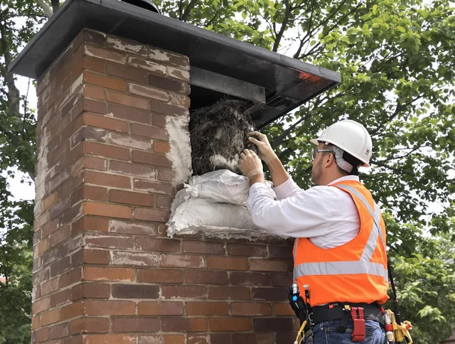 Humane removal of debris and animals by Groton Chimney Sweep in Groton, MA