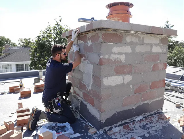Advanced chimney repair process by Groton Chimney Sweep in Groton, MA