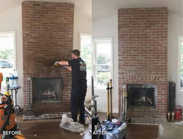 Finished chimney sweeping service by Groton Chimney Sweep in Groton, MA